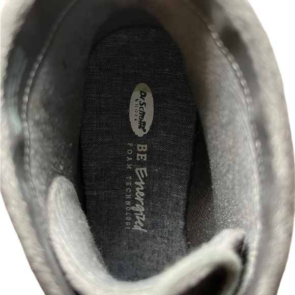 Dr. Scholl's Cushion Grey Suede Wedge Booties Size: 8 1/2 - Picture 3 of 7